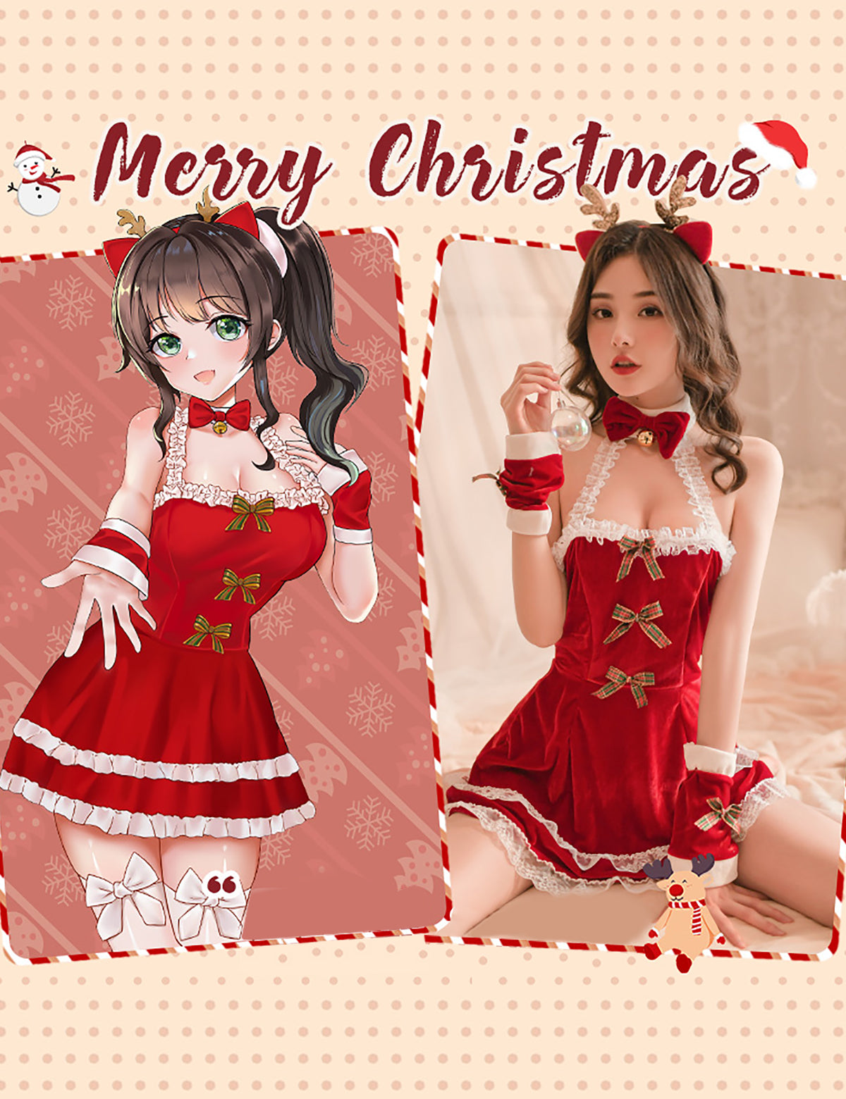 サンタランジェリー もえもえ クリスマス ルドルフコスチューム 激可愛い 誘惑